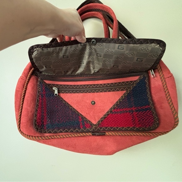 🥰2/$20 Multi-Media Tapestry And Felt Multi-Pocket Spacious Hand And Shoulder Bag - Picture 4 of 11